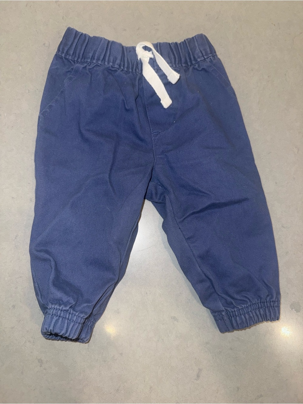 Carter's Navy Blue Elastic Waist Joggers with Drawstring